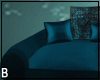Teal Cuddle Sofa