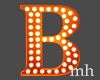Orange Letter B