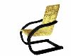 Gold/Blk Cuddle Chair