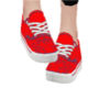 $ Red  Sneakers ~