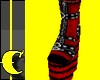 Emo Crimson Boots