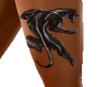 Left Leg Panther Tatto