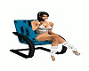 [AS]Tl-blk cuddle chair