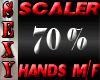 70% Hands
