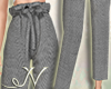 N. Gray Linen Pants