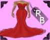 [rb]red designer gown