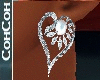 Diamond Hearts w/ Pearls