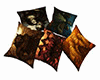 Halloween pose pillows