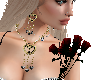 black valentine necklace