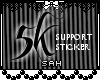 {Ad Support Sah Sticker
