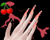 C. Pink cherry Nails