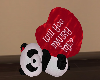 marry me? proposal panda