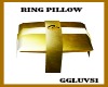 GOLD RING PILLOW