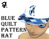 a!| Blue Quilt Hat