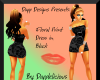 [Dapp] FloralDress Black