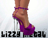 Open Heels Purple