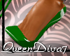 [QD7]7inch Pumps Green