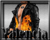 {CV}Flames LeatherJacket