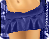 *S Blue Ruffled Skirt