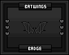 bat wings x2 badges MADE