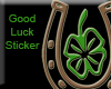 Good Luck Sticker!