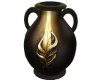 Black Gold Norse Vase
