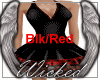 Wicked Blk/Red Heather