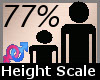 Height Scale 77% F