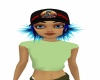 SS Hat+Blue Hair F