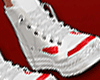 X| Red & White Shoe F