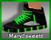 *M* Black / Green Kicks