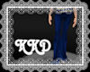 kkd GOLDEN BLUE PANTS