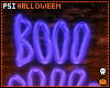 Halloween Boo Neon Sign
