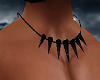 Black Spikes Necklace