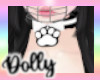 [Dolly] Black Paw Collar