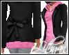 Lady suit, black/pink