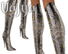 V| Shiny Python Boots