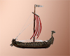 Sailing viking ship