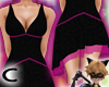 (C) Fucsia Salsa Dress