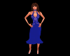 blue cocktal dress