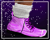 "D" Lavender Boots