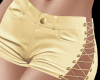 !! Laced Shorts Yellow