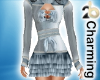 blue pearl sweater dress