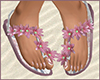 Flip Flops Flower Lilac