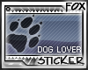 [F] Dog Lover Stamp