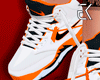 orange retro sneakers M