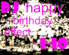 dj happy birthday effect
