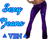 Jeans sexy purple