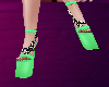 lime green love heels
