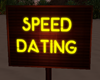 speed dating sign neon